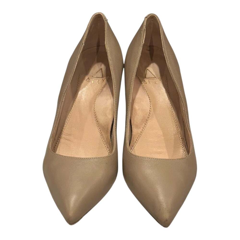ALLY The All-Day Heel Nude Leather Pointed Toe Pumps Size 7 1/2 - Picture 3 of 7